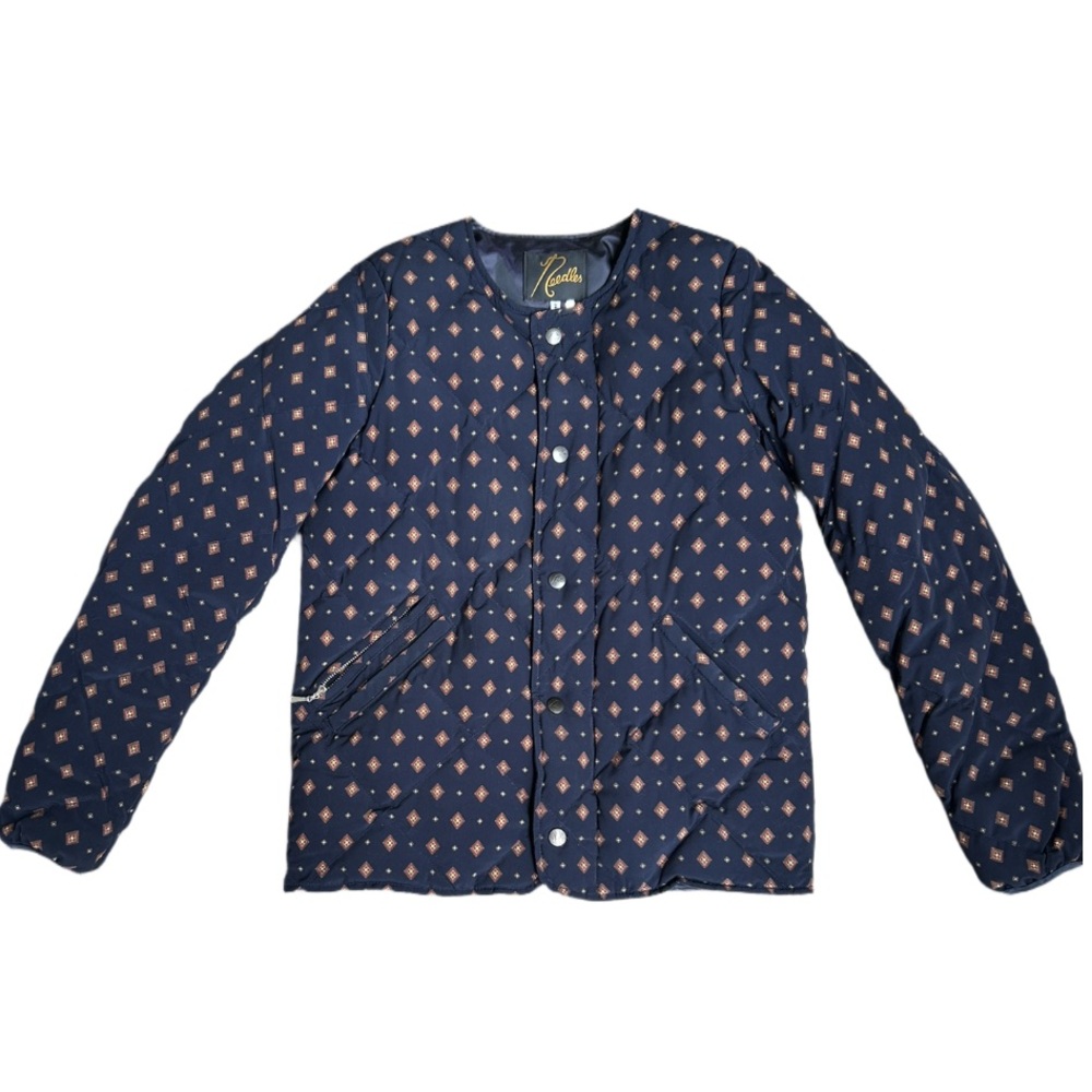 Needles Navy Quilted jacket